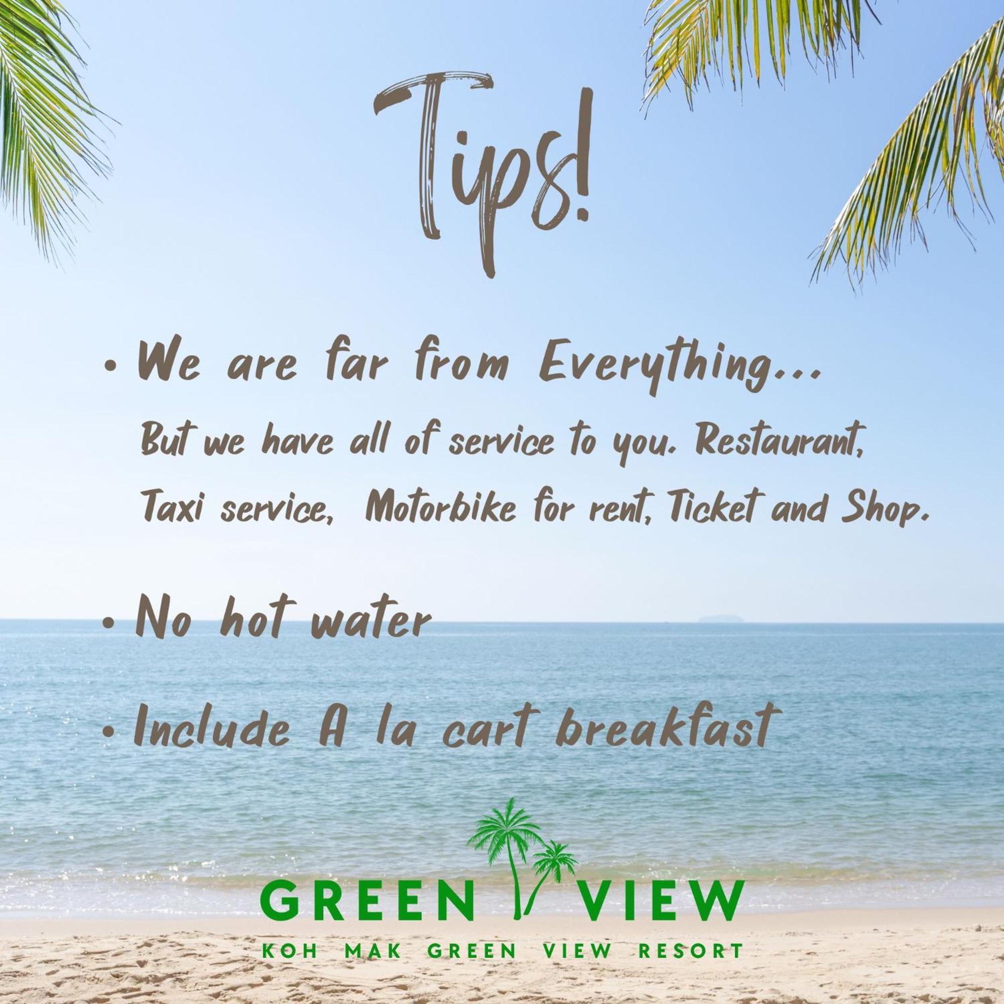 Koh Mak Green View Resort Eksteriør billede